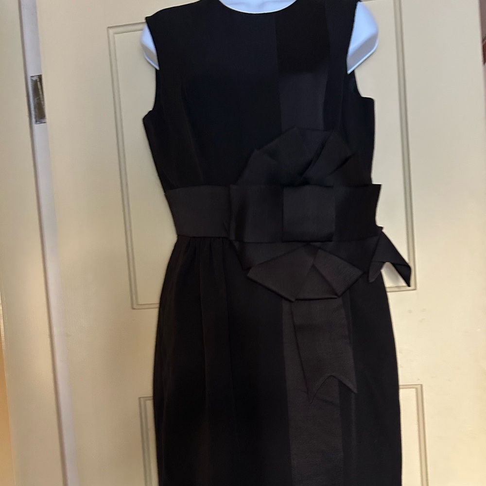 Moschino formal black cocktail dress.